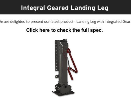 Integral Geared Landing Leg