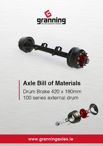420 x 180mm – 100 series internal drum Bill of Materials