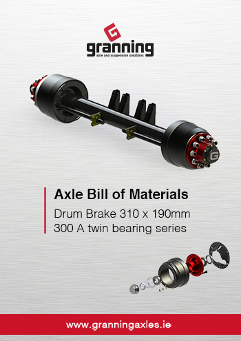 310 x 190mm – 300 A twin bearing series Bill of Materials