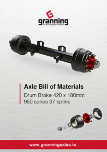 420 x 180mm – 950 series 37 spline Bill of Materials