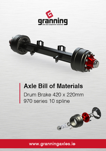 420 x 220mm – 970 series 10 spline Bill of Materials