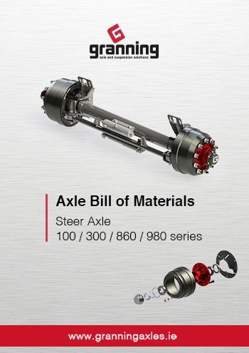 100 / 300 / 860 / 980 series Steer Axles Bill of Materials