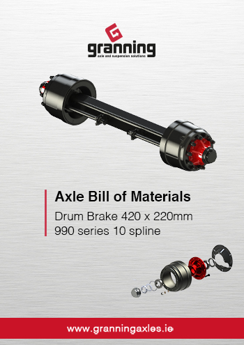 420 x 220mm – 990 series 10 spline Bill of Materials