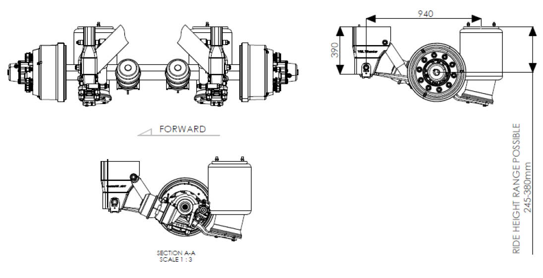 American Oil Filled Axles