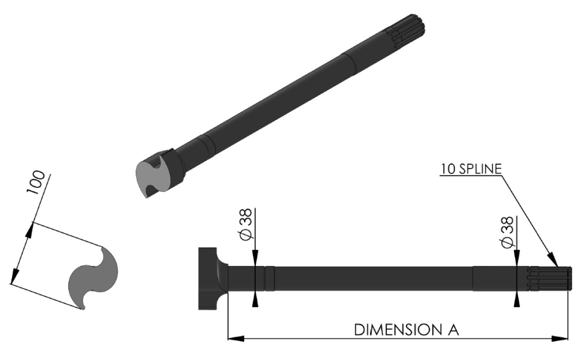420 x 180 – 100 “F” Series Camshaft Parts List | Granning Axles & Suspensions
