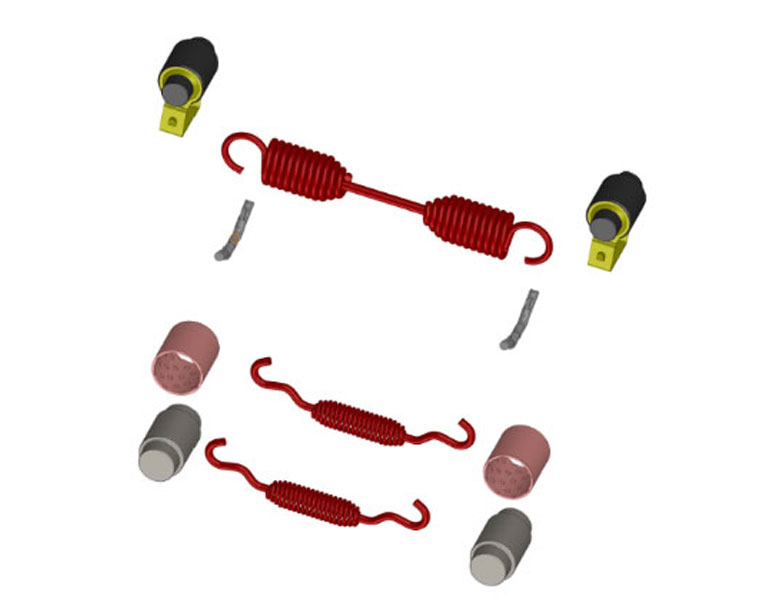 AK300 – Brake Shoe Kit (one side of axle)