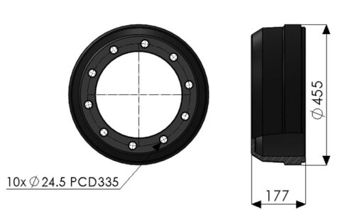 61550F – Brake Drum