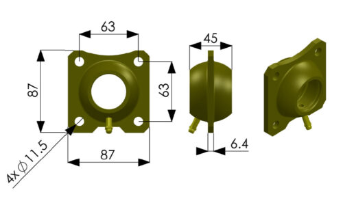 61080F Camshaft Spherical Bearing