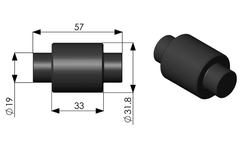 61235 – One Piece Cam Roller 61235 – One Piece Cam Roller