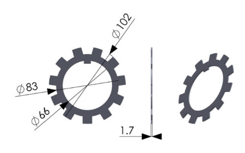 61311 Tab Washer