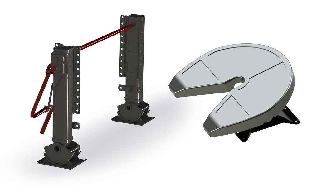Landing Legs & Fifth Wheels - Granning Axles & Suspension Solutions