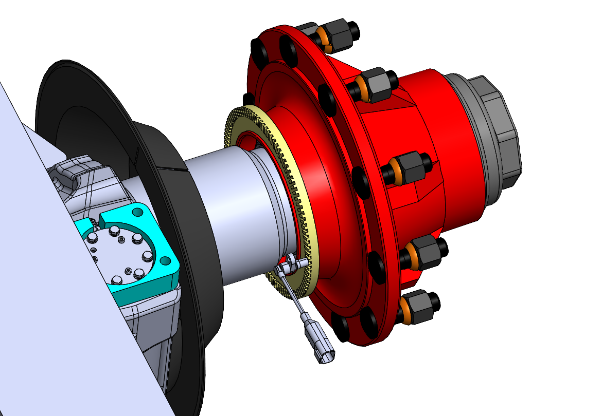 Electronic-Hydraulic Forced Steering system