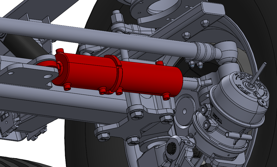 Electronic-Hydraulic Forced Steering system
