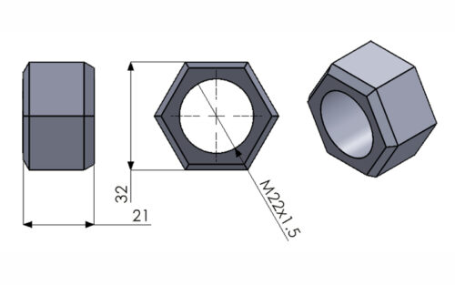 20100 Internal Wheel Bolt Nut