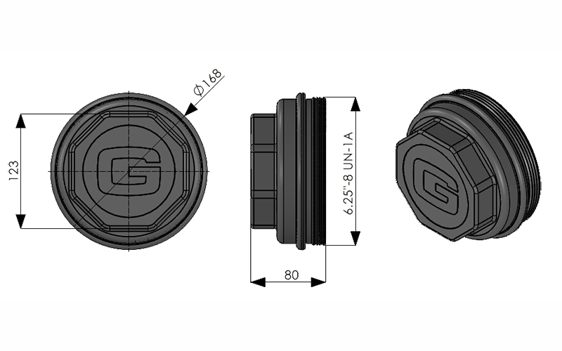 20130 Hub Cap Pressing (G Logo)