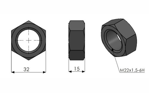 62105 Camshaft Nut