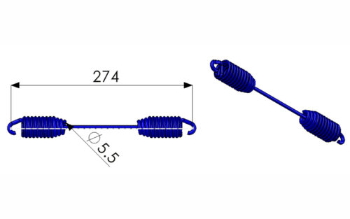 62122 – Brake Shoe Return Spring