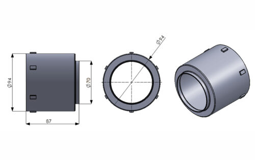 62132 Hub Baffle Cylinder