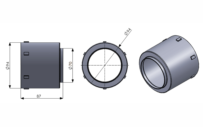 62132 Hub Baffle Cylinder