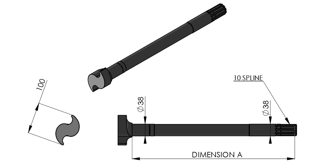 420 x 220mm – 150 Series Camshafts