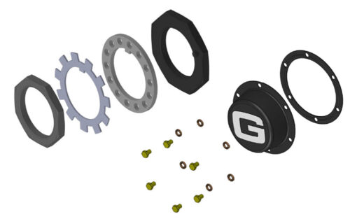HCL – Hub Cap and spindle nut assembly