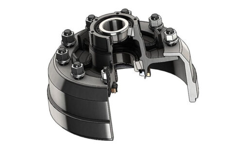 61287F – Single Wheel Stud Hub and Drum Assembly