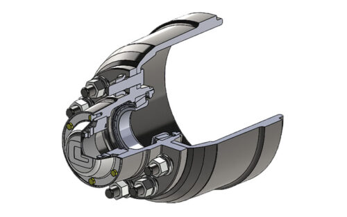 71008 – Single Wheel Stud Hub and Drum Assembly