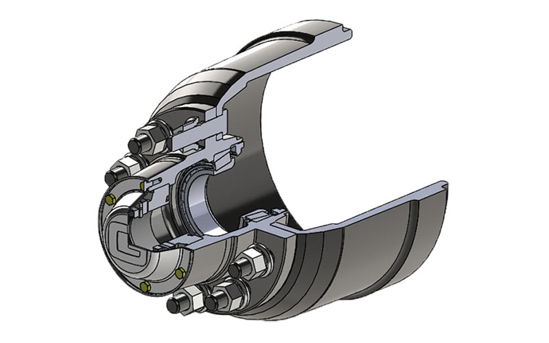 71008 – Single Wheel Stud Hub and Drum Assembly