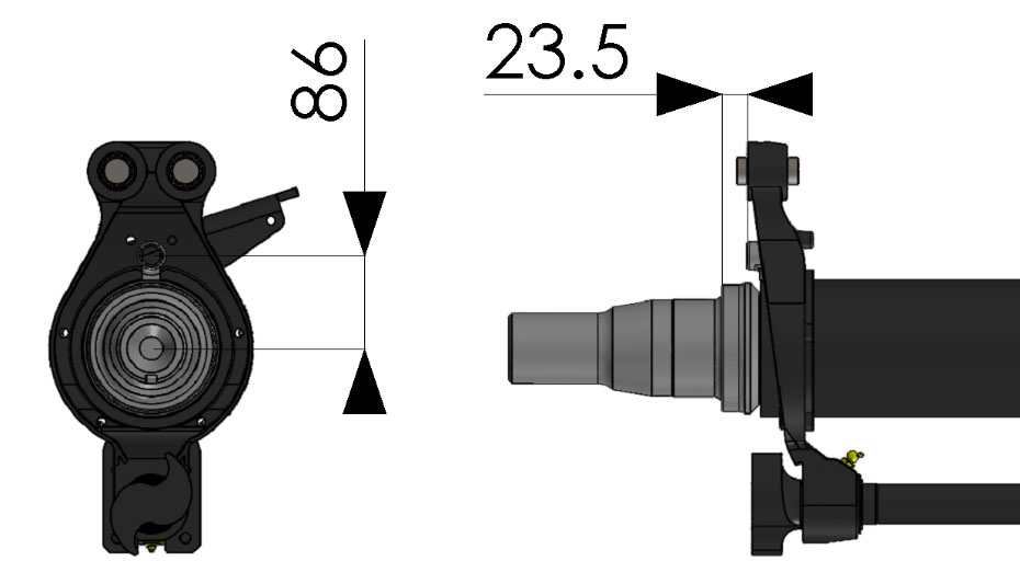 406 x 120 – 860 Series ABS/Anti-Lock Assembly | Granning Axles & Suspensions