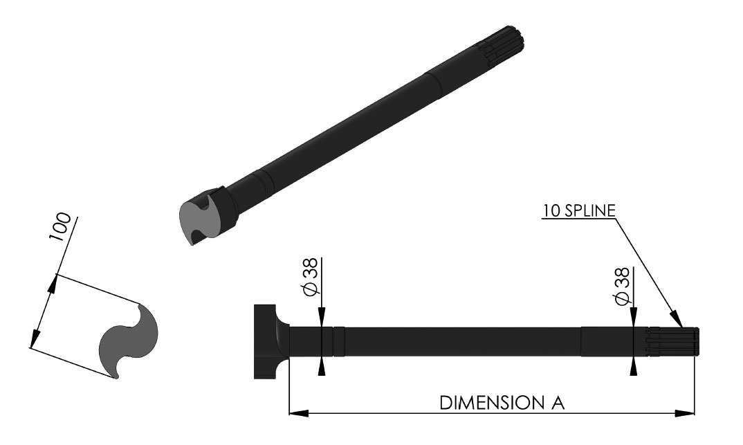 406 x 120 – 860 Series Camshaft Parts List | Granning Axles & Suspensions