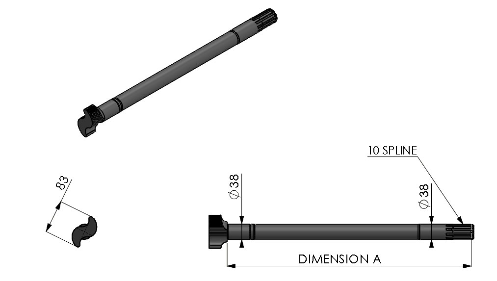 310 x 190 – 300 “A” Series Camshaft Parts List | Granning Axles & Suspensions