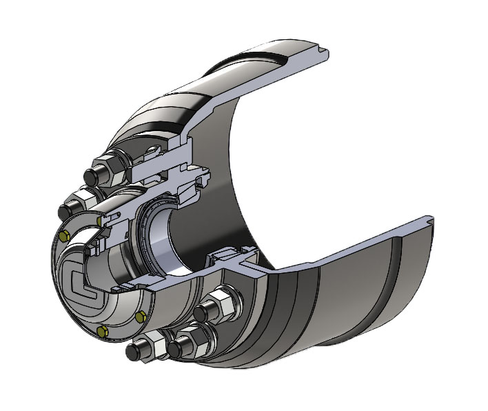 310 x 190 – 300 “A” Series Twin Bearing Hub/Drum Assembly | Granning Axles & Suspensions
