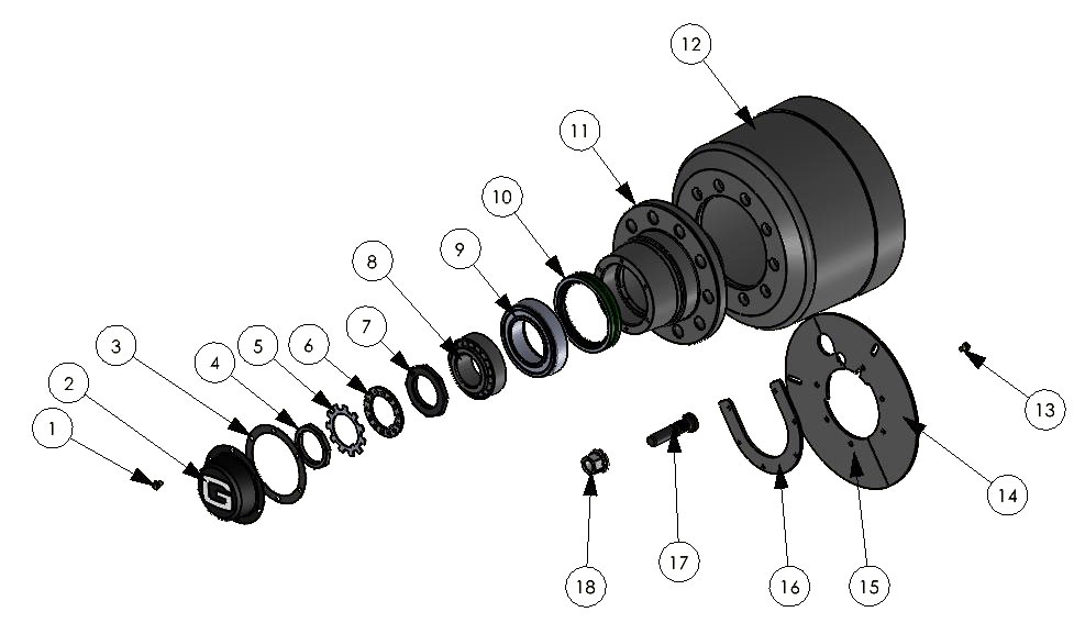 335 x 210 – 900 Series Hub/Drum Assembly | Granning Axles & Suspensions